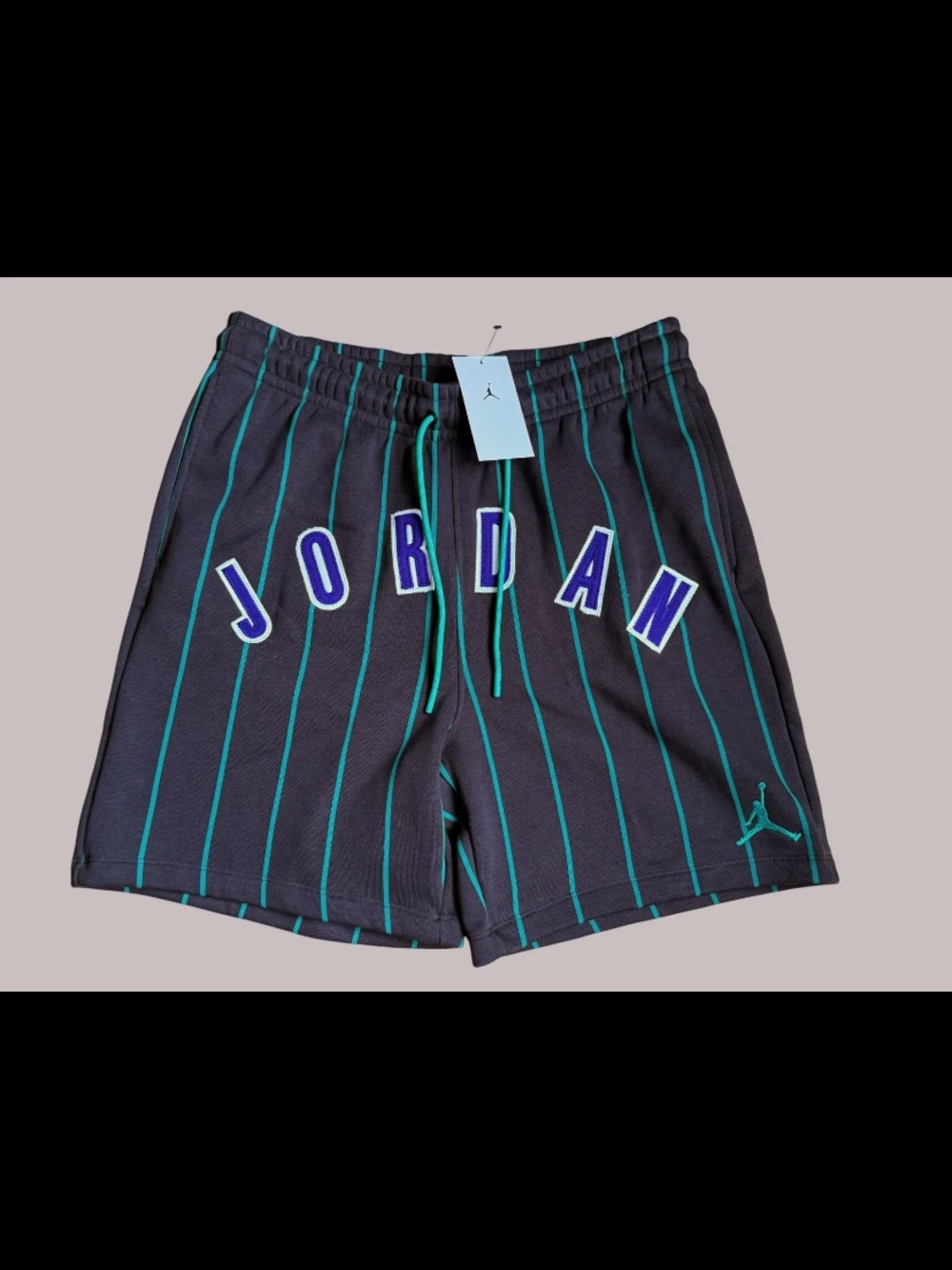 Nike Air Jordan  Fleece Striped Diamond Short Men's Sz L New